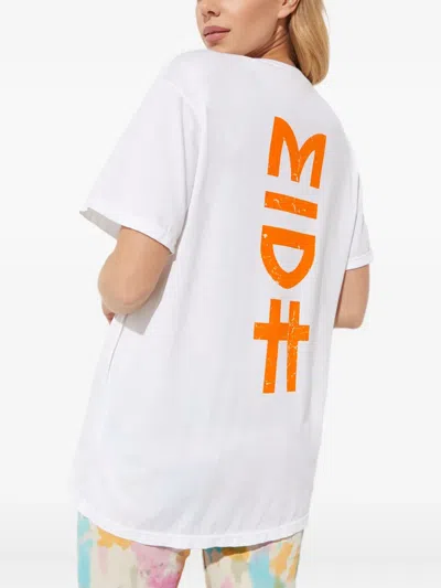 One Teaspoon Round-neck T-shirt In White