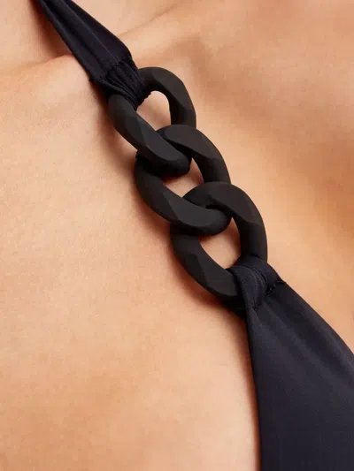 Lenny Niemeyer Chain-detail Bikini Top In Black