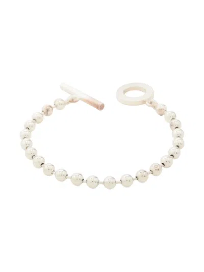 Pre-owned Gucci 1990s Ball-chain Bracelet In Silver