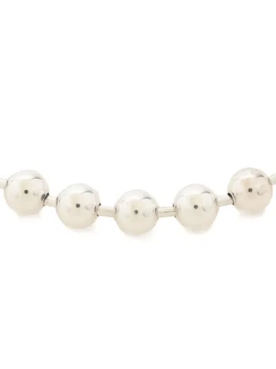 Pre-owned Gucci 1990s Ball-chain Bracelet In Silver