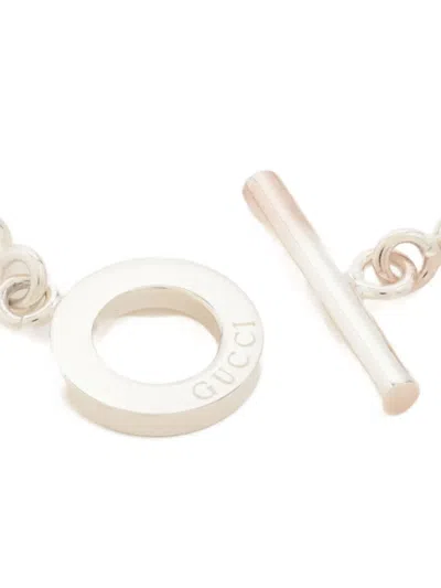 Pre-owned Gucci 1990s Ball-chain Bracelet In Silver