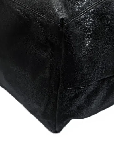 Pre-owned Chanel 2005-2006 Coco Cabas Chain Shoulder Bag In Black