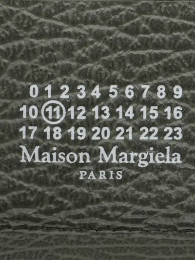 Pre-owned Maison Margiela 2020-2025s Zip Wallet In Green