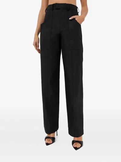 Isabel Marant Glatiny High-waisted Trousers In Black