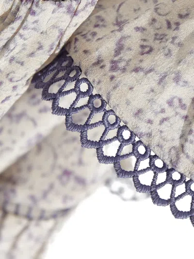 Ixiah Outbloom Mini Skirt In Gray