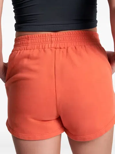 One Teaspoon Hustle Elasticated Logo Shorts In Brown