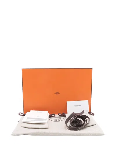 Pre-owned Hermes 2025 Swift Kelly Moove Crossbody Bag In Black