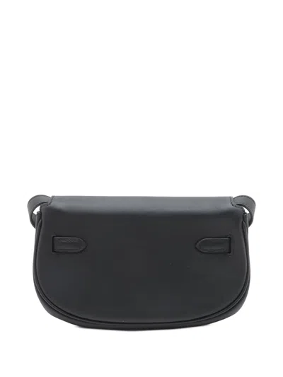 Pre-owned Hermes 2025 Swift Kelly Moove Crossbody Bag In Black