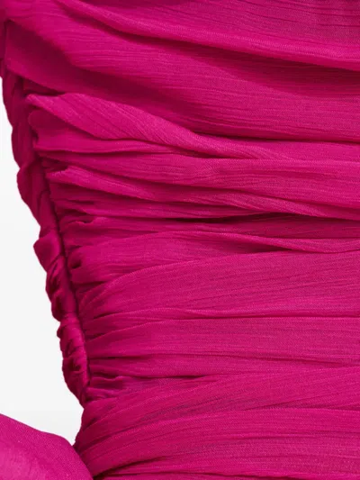 Bronx And Banco Rumi Puff-sleeve Mini Dress In Pink