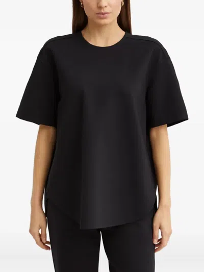 Theory Crew-neck Short-sleeve T-shirt In Black