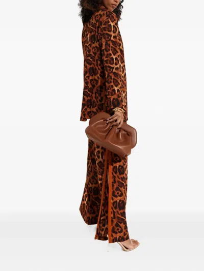 Mystique Leopard Print Pocket Jacket In Brown