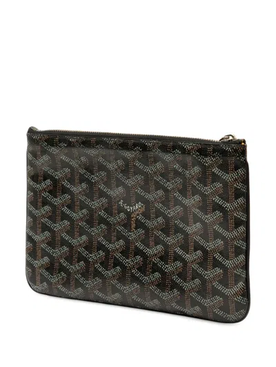 Pre-owned Goyard 2019 Ine Senat Pm Pouch In Black