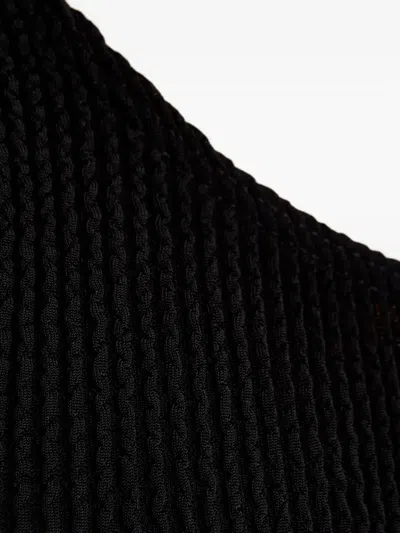 Bondeye Rico Asymmetric Mini Dress In Black