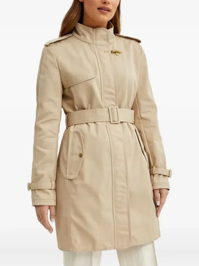 BELTED HOOK COAT