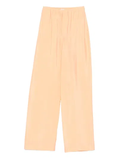 Nanushka Elastic-waist Trousers In Orange