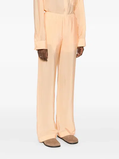 Nanushka Elastic-waist Trousers In Orange