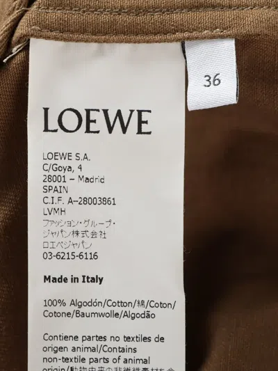 Pre-owned Loewe 2000-2020 Short-sleeve Blouse In Brown
