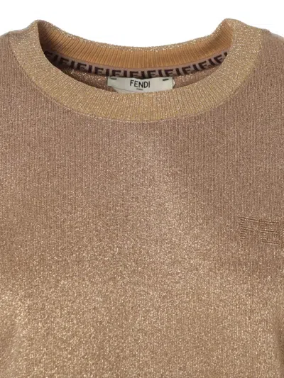 Pre-owned Fendi 2020 Short-sleeve T-shirt In Neutral