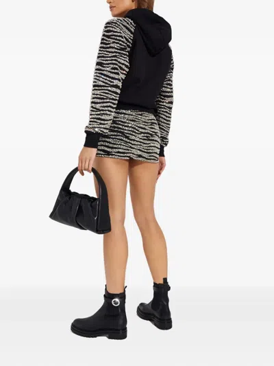 Retroféte Isa Sequinned Hoodie In Black