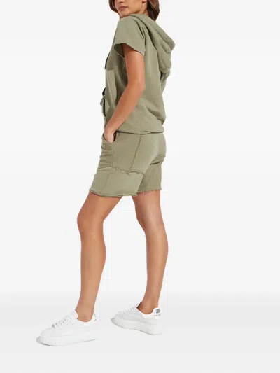 Ser.o.ya Dax Drawstring Frayed Shorts In Green