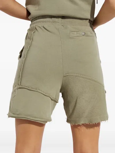 Ser.o.ya Dax Drawstring Frayed Shorts In Green