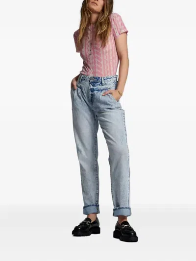 One Teaspoon Button-fastening Jeans In Blue