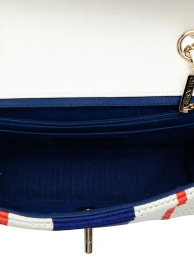 Pre-owned Chanel 2019 New Mini Rectangular Classic Perforated Lambskin Single Flap Crossbody Bag