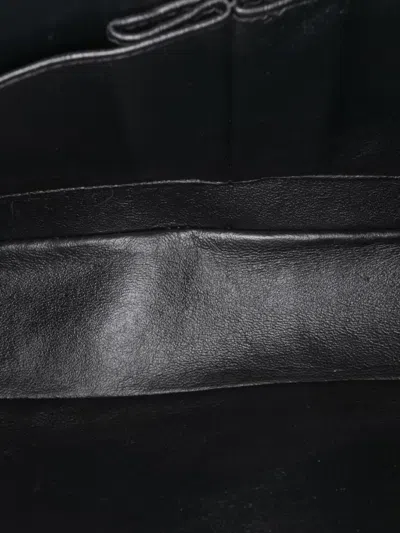 Pre-owned Chanel 2018 Medium Classic Canvas Sequin Moon Double Flap Shoulder Bag In Black