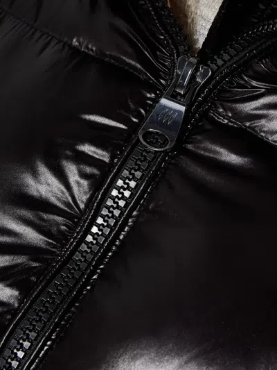 Hetregò Imogen Hooded Quilted Puffer Jacket In Black