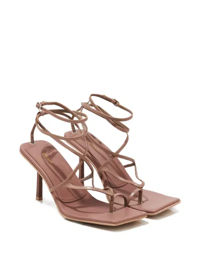 Le Silla Jodie Strappy Sandals In Burgundy
