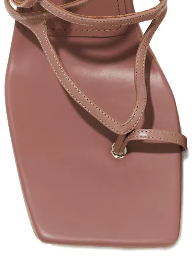 Le Silla Jodie Strappy Sandals In Burgundy