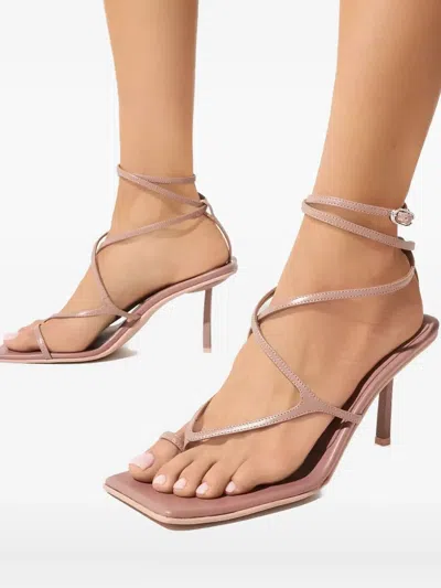 Le Silla Jodie Strappy Sandals In Burgundy