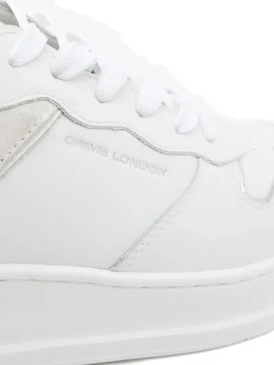 Crime London Leather Sneakers In Multi