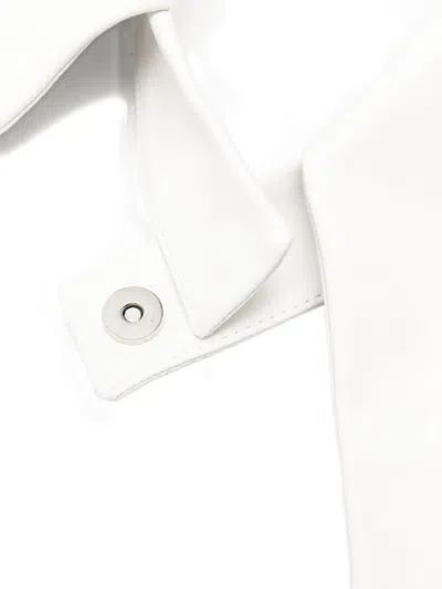 Mitiliane Couture Leather Tie In White