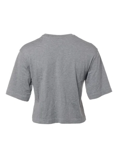 Pre-owned Fendi 2019 Logo-print T-shirt In Gray