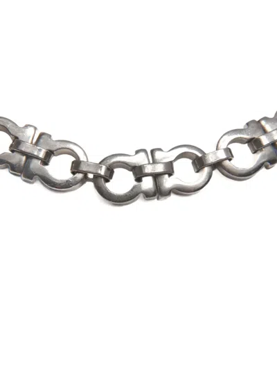 Pre-owned Ferragamo 1990s-2000s Ganchini Bracelet In Silver