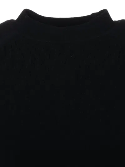 Pre-owned Chanel 2004 Logo-patch Sweater In Black