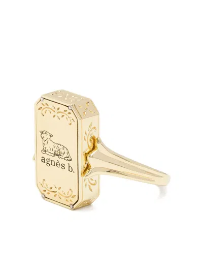 Agnès B. Window Vistas Ring In Gold