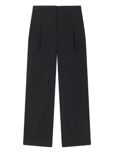 Loulou De Saison Pleat-detail Trousers In Black