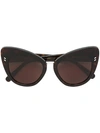 STELLA MCCARTNEY cat eye frame sunglasses,METAL(OTHER)100%