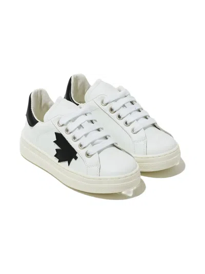 Dsquared2 Logo Lace-up Sneakers In Multi
