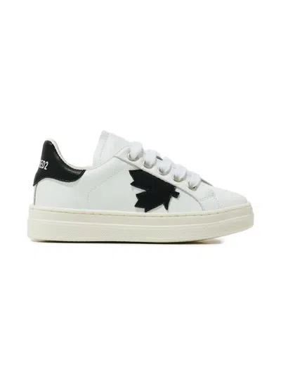 Dsquared2 Logo Lace-up Sneakers In Multi