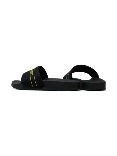 Dsquared2 Logo-strap Flip Flops In Black