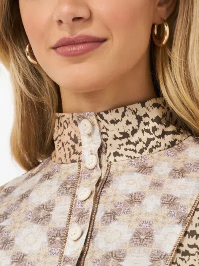 EUPHORIC PATTERNED MINI DRESS