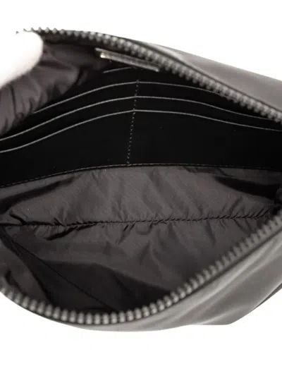 Pre-owned Prada 2000-2025 Tessuto Logo Clutch Bag In Black