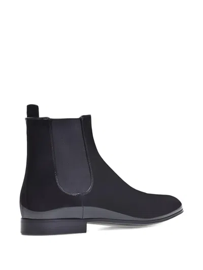 Gianvito Rossi Alain Elasticated-panel Boots In Black