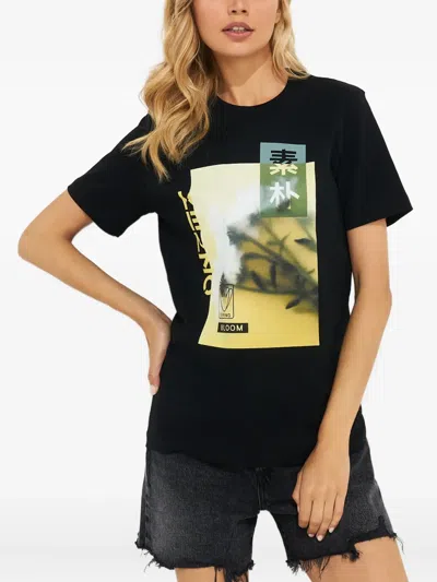 Kenzo Printed Short-sleeve T-shirt In Black