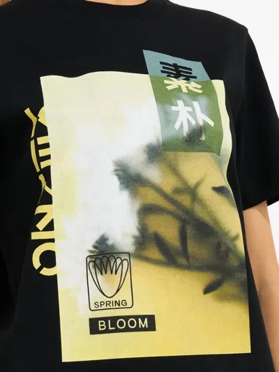 Kenzo Printed Short-sleeve T-shirt In Black