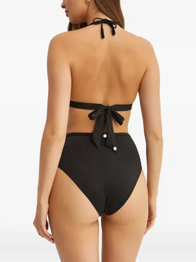 Max Mara Astra Bikini Top In Black