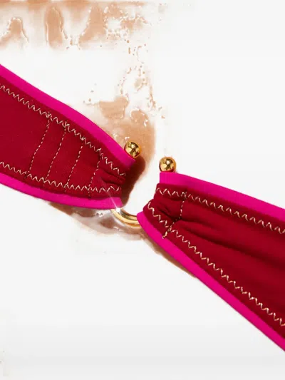 Reina Olga Katia Strapless Bikini In Red